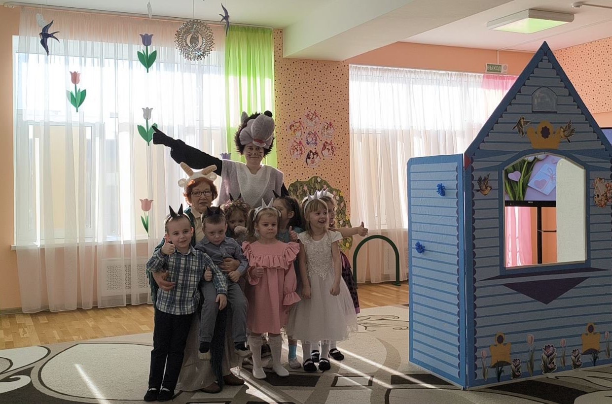 Сказочка на новый лад Волк и семеро козлят 